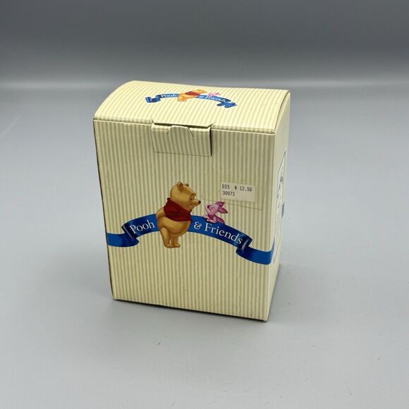 Vtg Disney Pooh and Friends Logo Sign Winnie the Pooh Piglet Figurine Plaque - Picture 10 of 15
